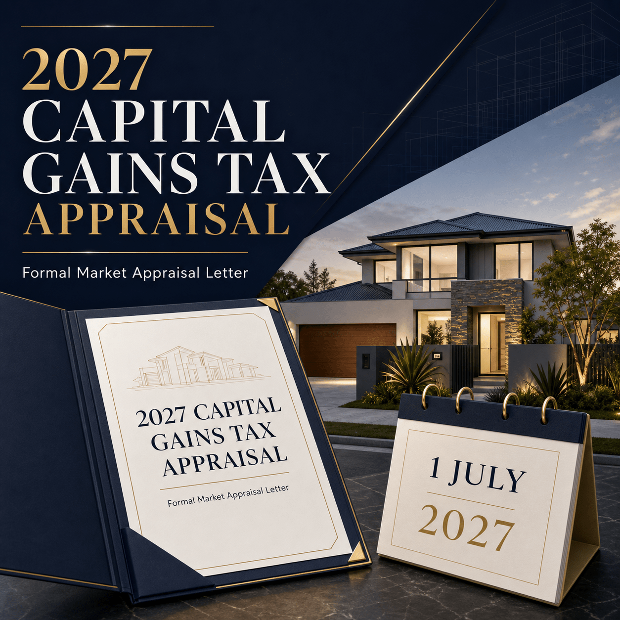 2027 Capital Gains Tax Appraisal Letter for an Australian residential property