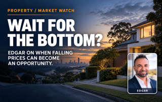 Edgar Natolo on when falling property prices can create an opportunity for buyers